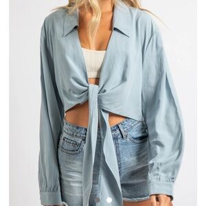 Rusty Calla Beach Shirt Medium NWOT